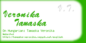 veronika tamaska business card